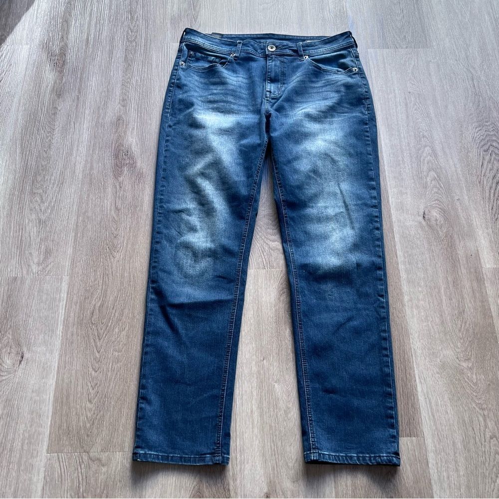 Seven7 Men's Slim Jeans Size 36 Blue Stretch Denim